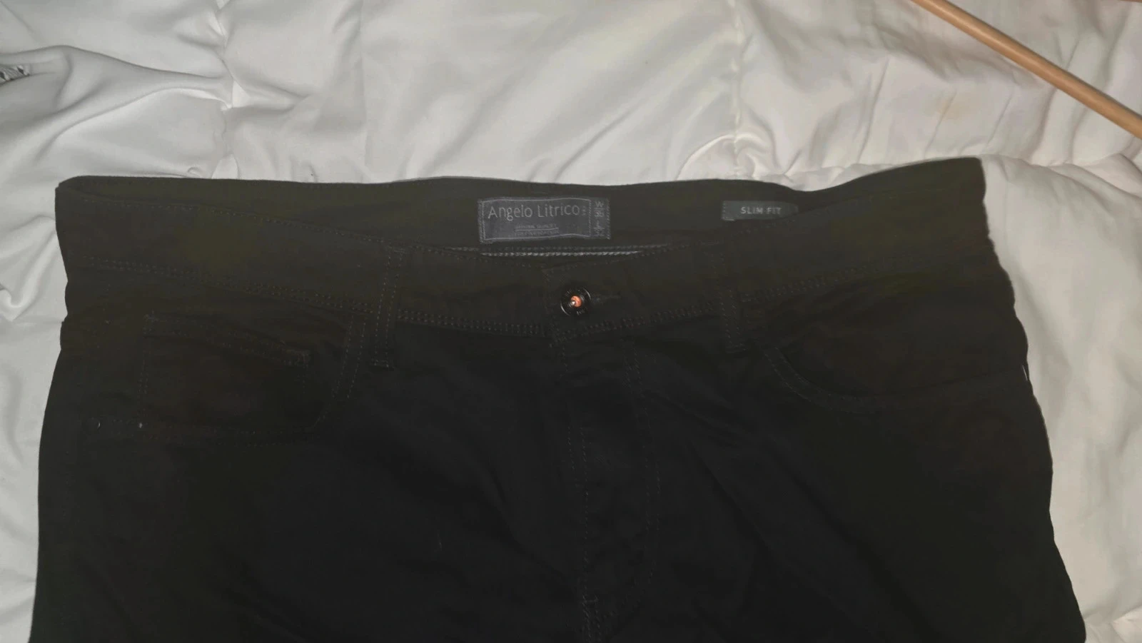 Angelo Litrico Pantalon Slim Fit - Noir - Taille W38/L34 – photo 2